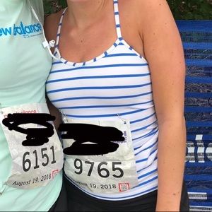 Lululemon racer back tank top with built in bra